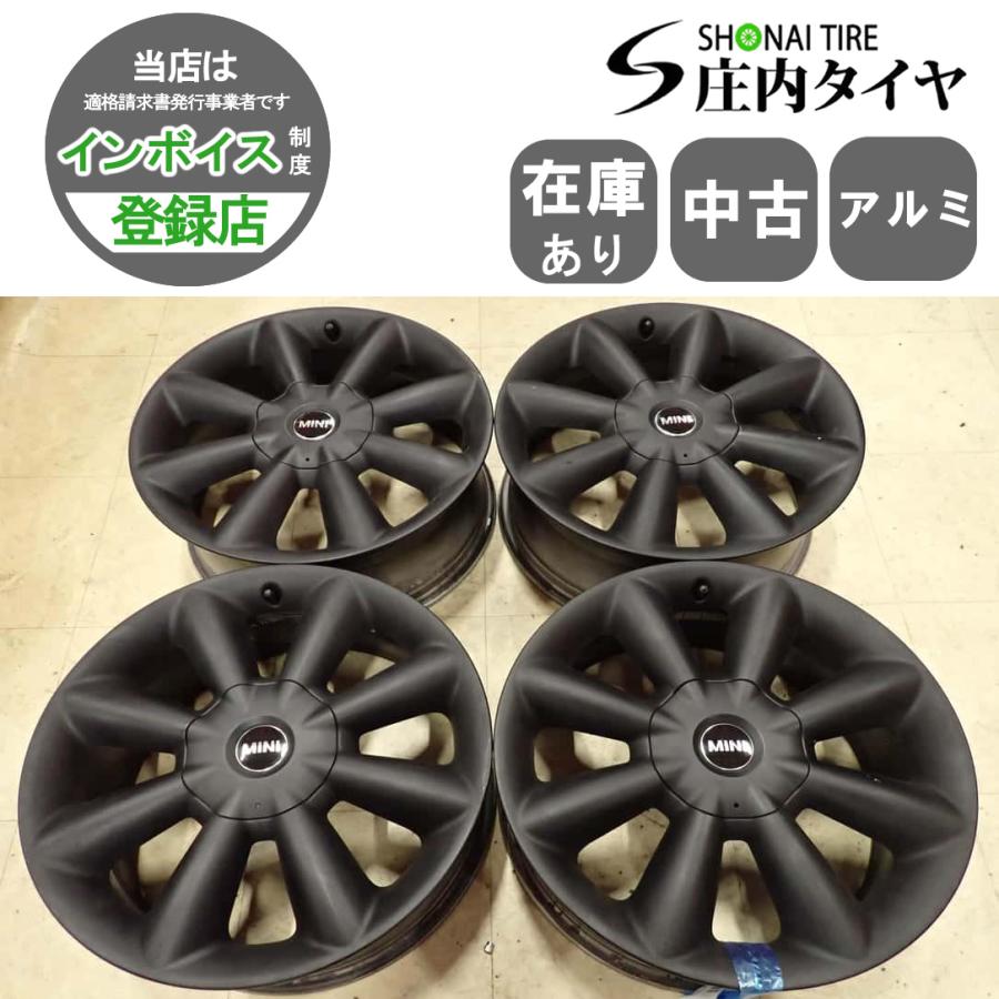 4本SET 会社宛 送料無料 18×7J MINI 純正 アルミ 5穴 PCD 112mm +54