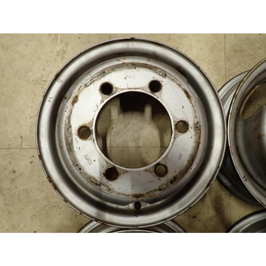 4本SET 会社宛 送料無料 13×4J TOPY 鉄 スチールホイール 6穴 PCD