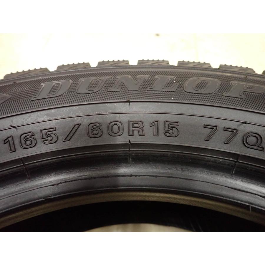 冬4本SET 会社宛送料無料 165/60R15 77Q ダンロップ WINTER MAXX WM02