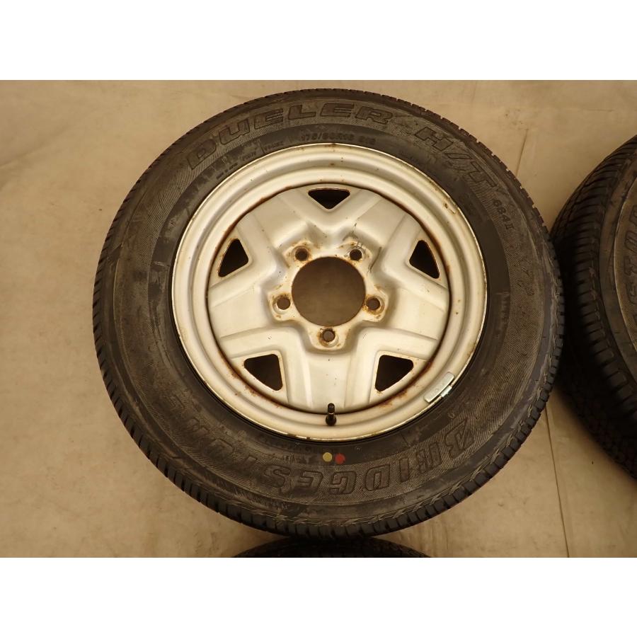 夏4本SET 会社宛 送料無料 175/80R16×5J 91S ブリヂストン デューラー 
