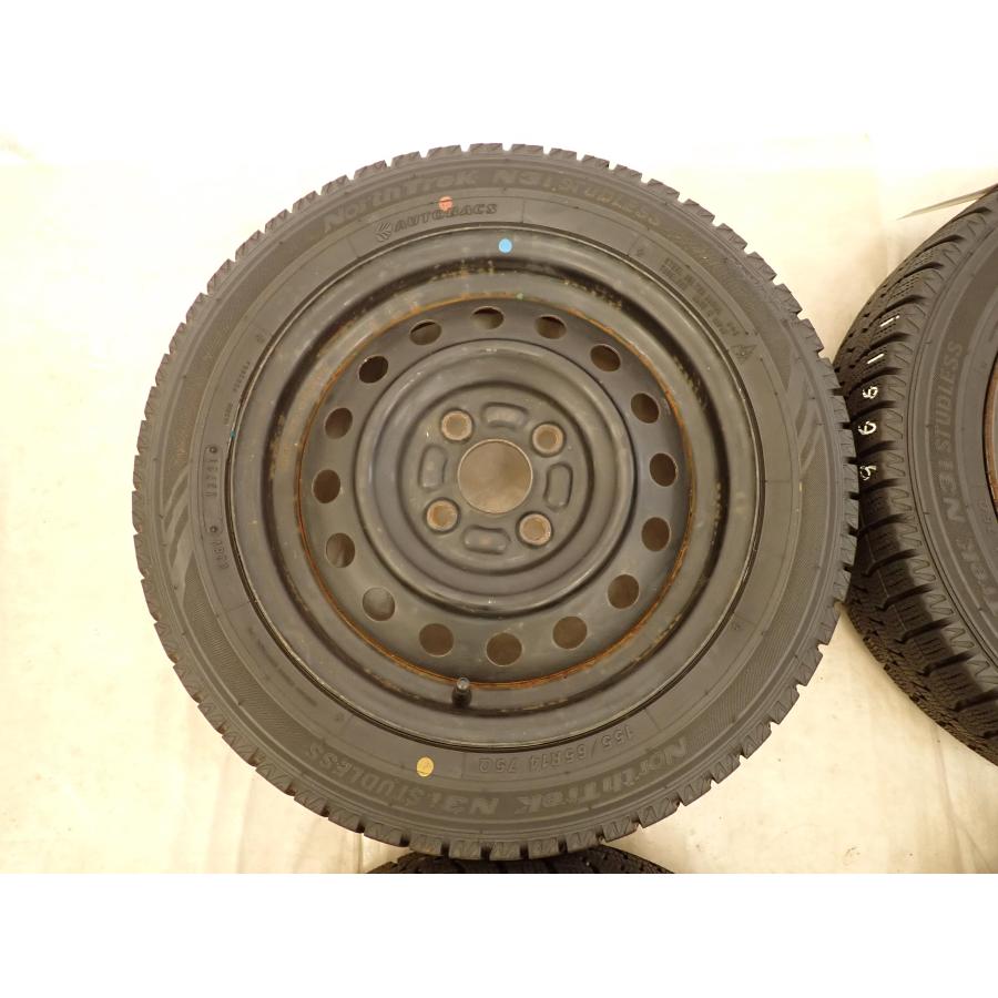 ⛄(終了)おまけ付き冬155/65R13オートバックスN3 軽自動車 オートバックス（AUTOBACS） 冬4本SET 会社宛 送料無料 155/65R14×4.5J