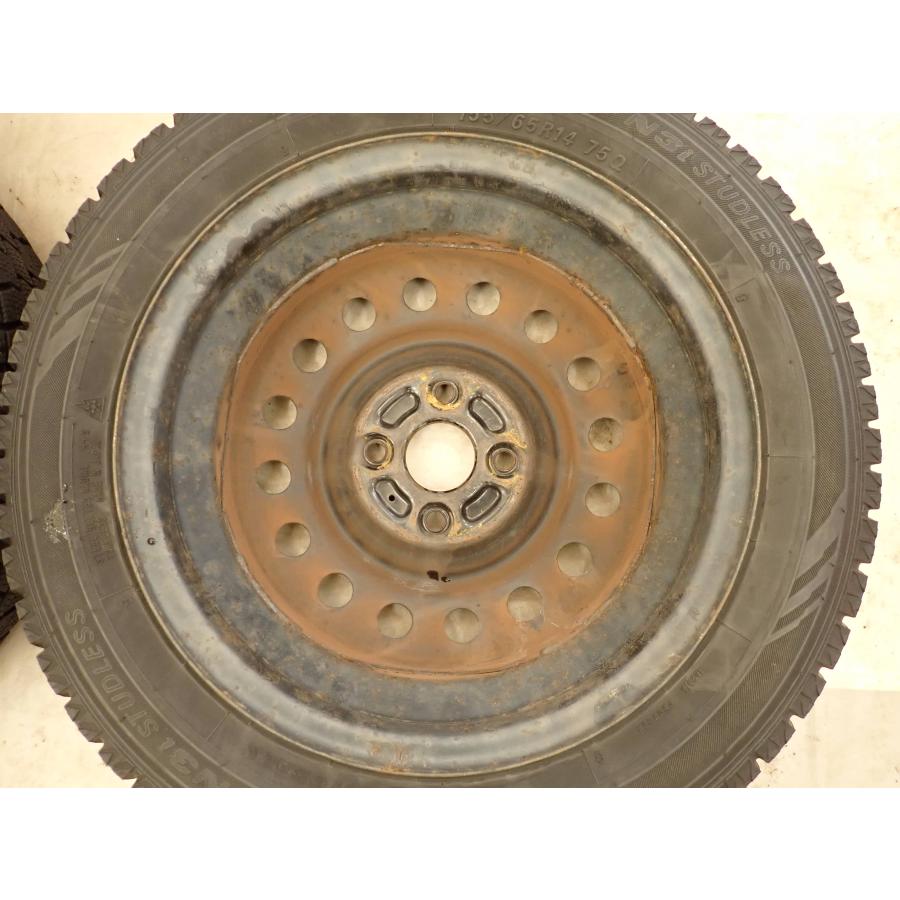オートバックス（AUTOBACS） 冬4本SET 会社宛 送料無料 155/65R14×4.5J