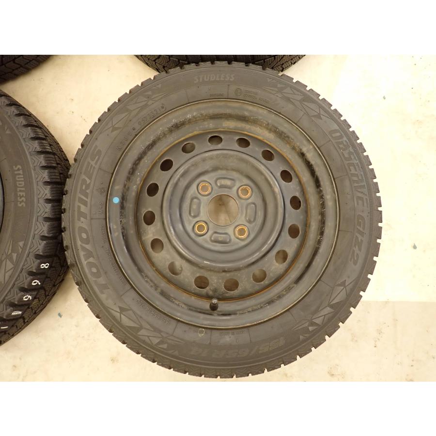 OBSERVE 冬 4本SET 会社宛 送料無料 155/65R14×4.5J 75Q トーヨー 