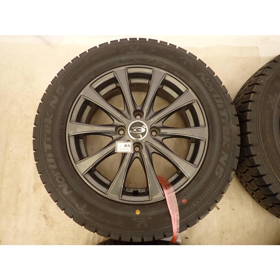 冬4本SET 会社宛 送料無料 185/65R15×5.5J 88Q オートバックス ノース