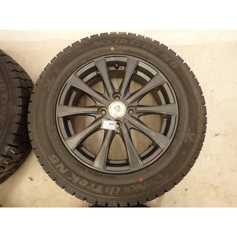 冬4本SET 会社宛 送料無料 185/65R15×5.5J 88Q オートバックス ノース