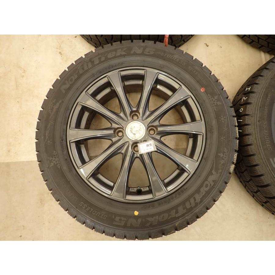 冬4本SET 会社宛 送料無料 185/65R15×5.5J 88Q オートバックス ノース