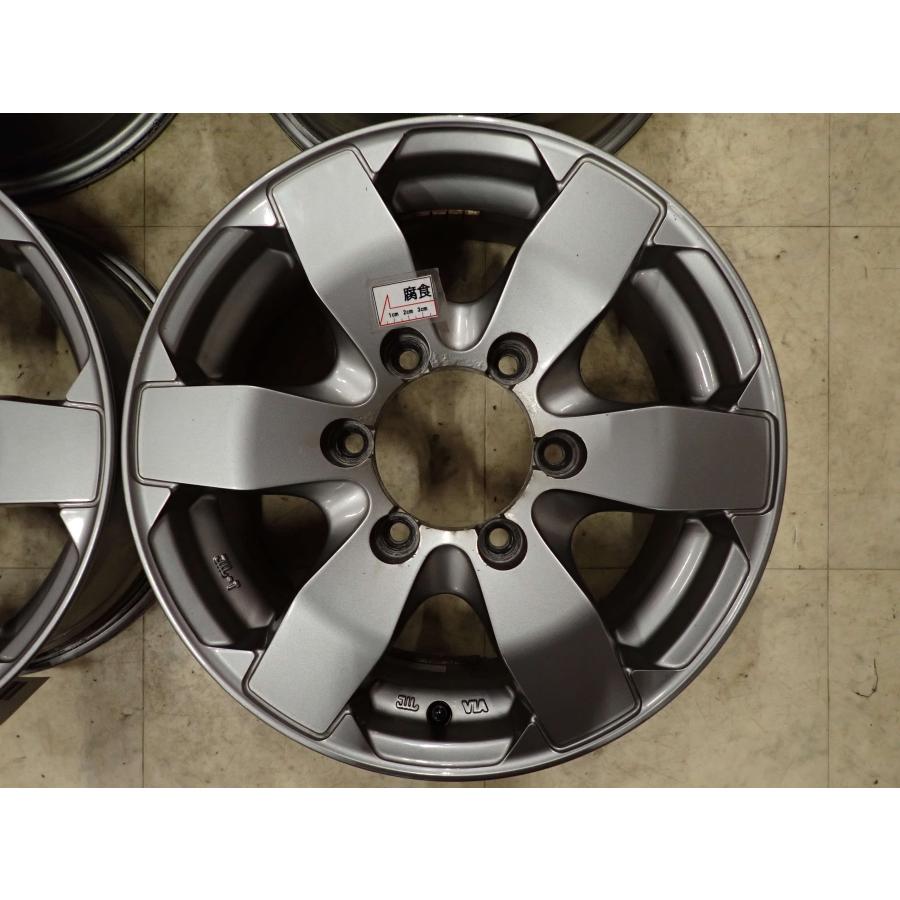 4本SET 会社宛 送料無料 15×6J デザイン アルミ 6穴 PCD 139.7mm +33 ハブ径110mm ハイエース レジアスエース ...