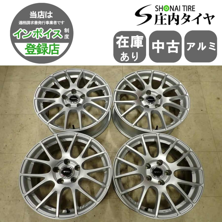 4本SET 会社宛 送料無料 17×7J ブリヂストン アルミホイール 5穴 PCD 