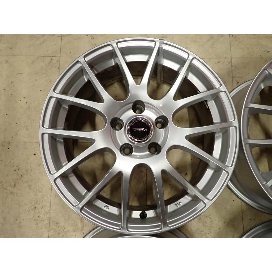 4本SET 会社宛 送料無料 17×7J ブリヂストン アルミホイール 5穴 PCD