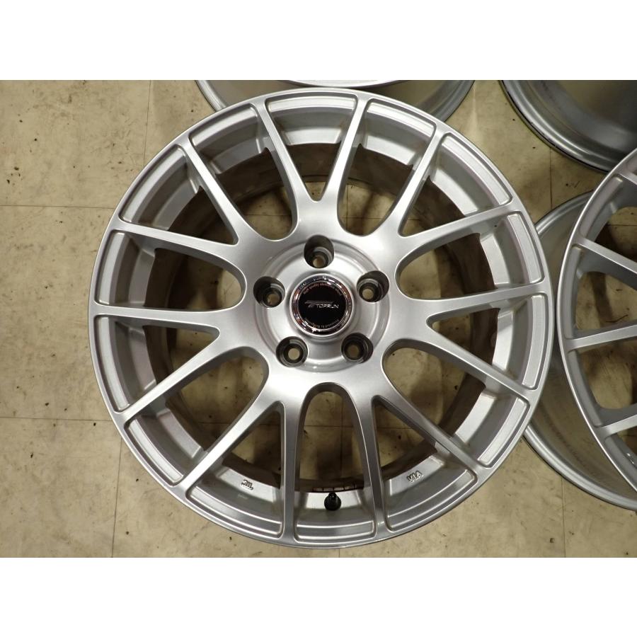 4本SET 会社宛 送料無料 17×7J ブリヂストン アルミホイール 5穴 PCD