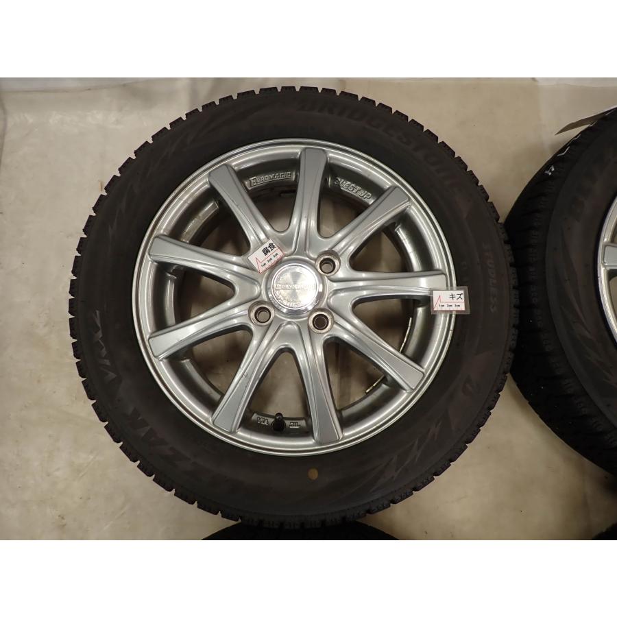 冬4本SET 会社宛送料無料 155/65R14×4.5J 75Q ブリヂストン ブリザック