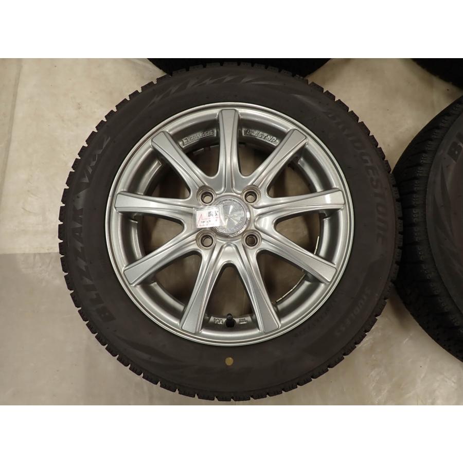 冬4本SET 会社宛送料無料 155/65R14×4.5J 75Q ブリヂストン ブリザック