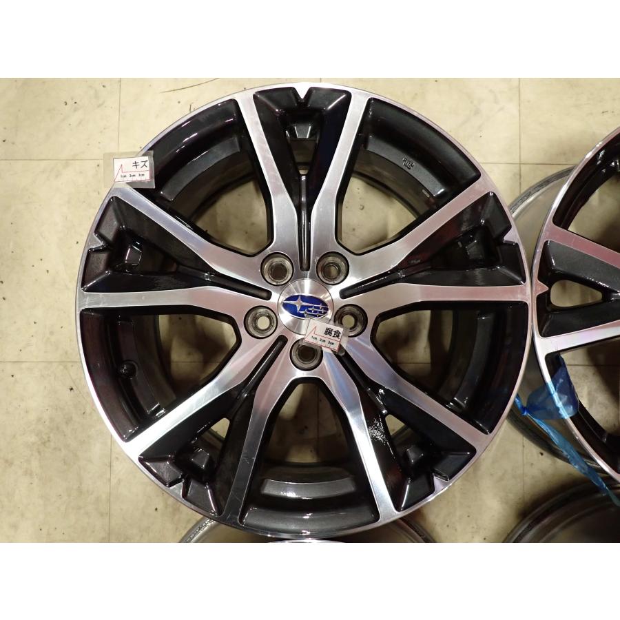 4本SET 会社宛 送料無料 17×7J スバル インプレッサ スポーツ GT系 