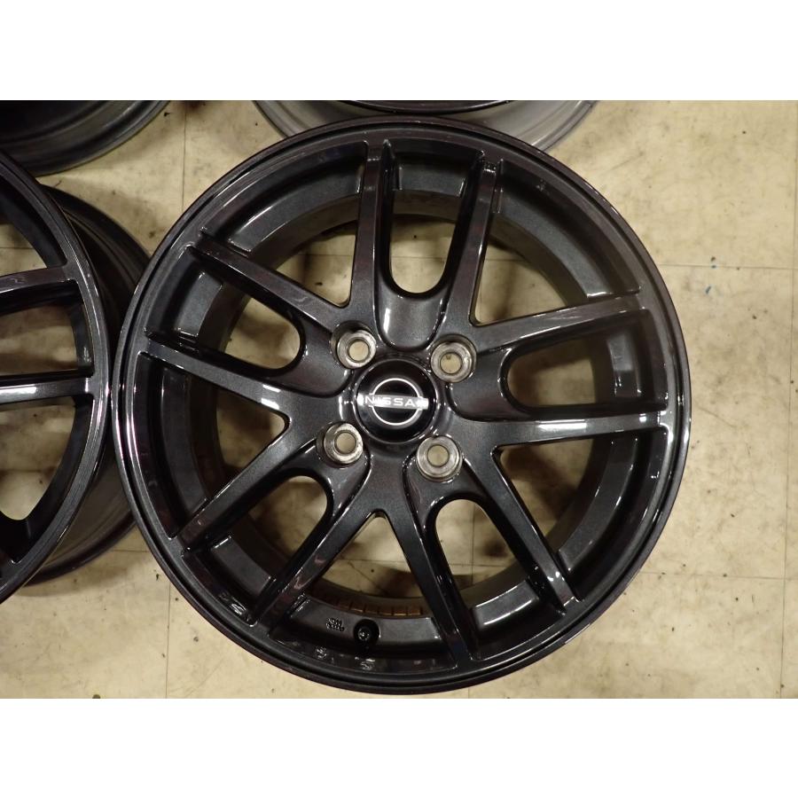 4本SET 会社宛 送料無料 15×5.5J 日産 純正 アルミホイール 4穴 PCD