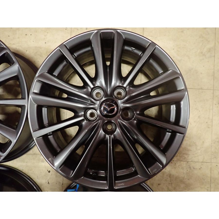 【中古、美品】CX-5純正17インチアルミホイール4本 4本 美品 マツダ KF系 CX-5純正 17インチ7J +45 5H 5穴 PCD 114.3