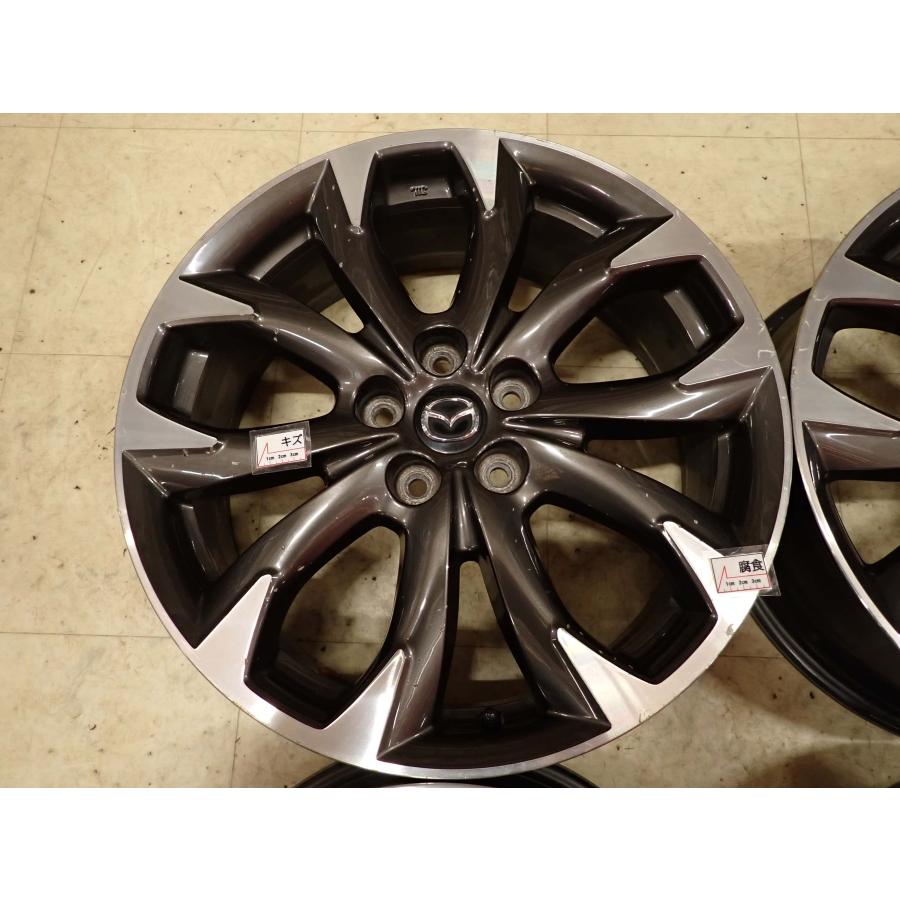4本SET 会社宛送料無料 19×7J マツダ CX-5 KE系 後期 純正アルミ 5穴