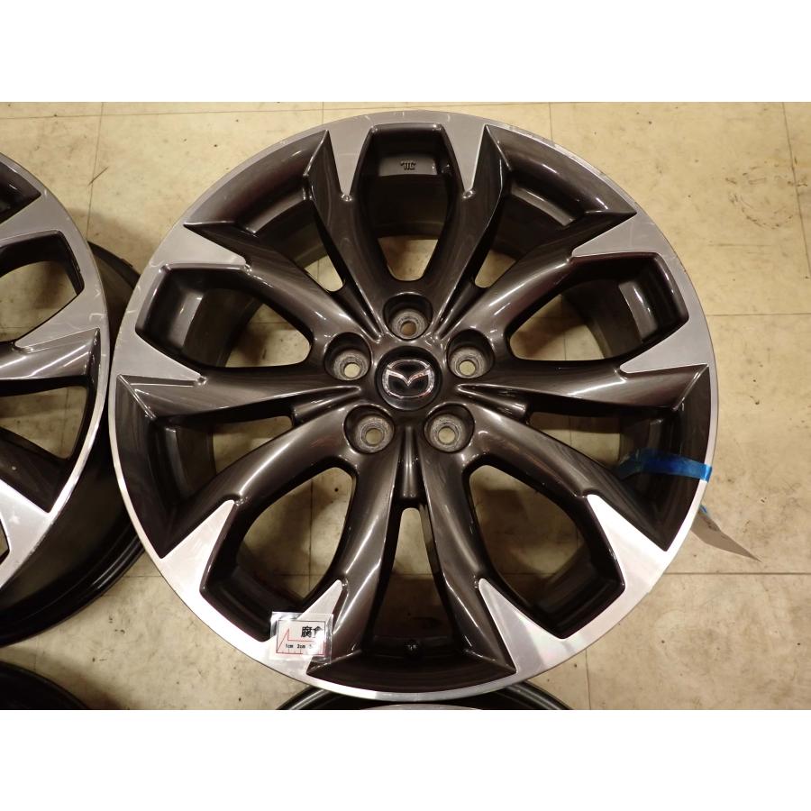 4本SET 会社宛送料無料 19×7J マツダ CX-5 KE系 後期 純正アルミ 5穴