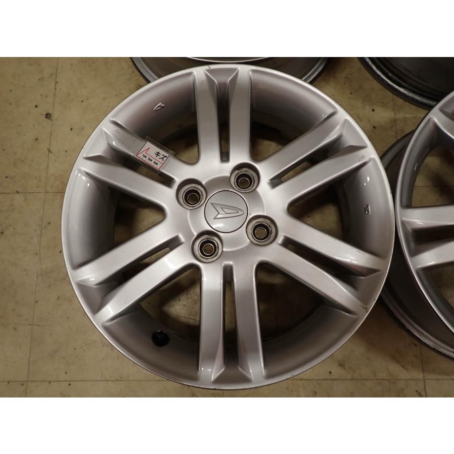 4本 会社宛 送料無料 15×4.5J ダイハツ 純正 シルバー アルミ 4穴 PCD 