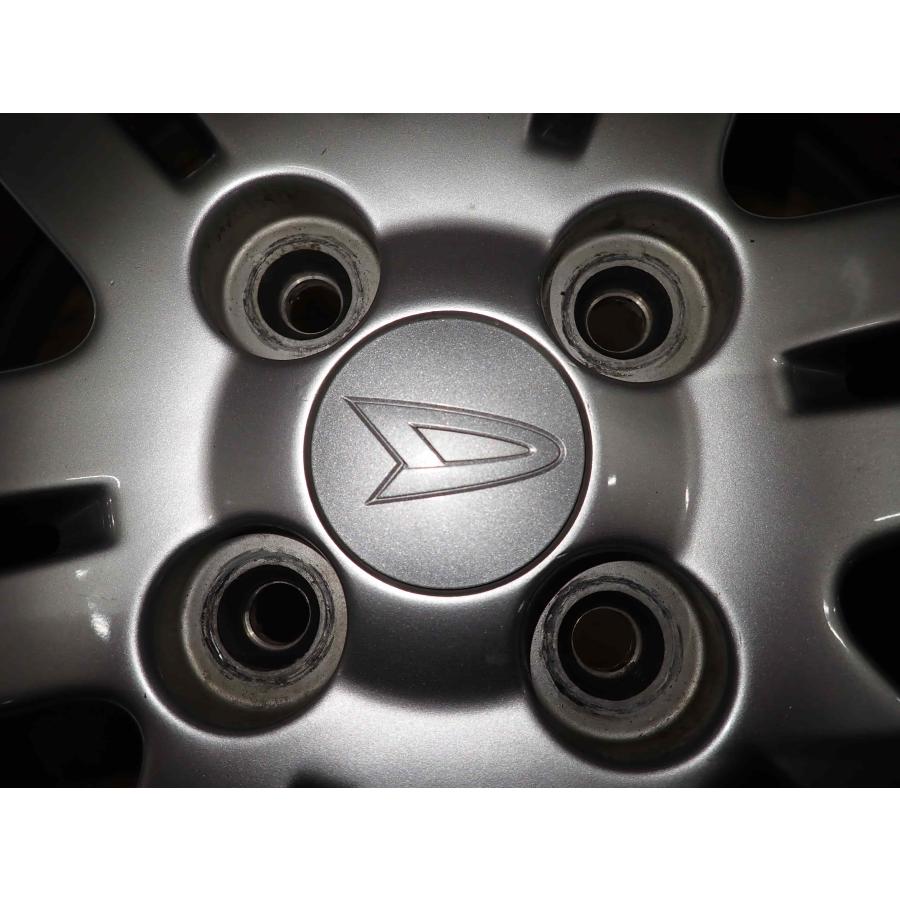 4本 会社宛 送料無料 15×4.5J ダイハツ 純正 シルバー アルミ 4穴 PCD