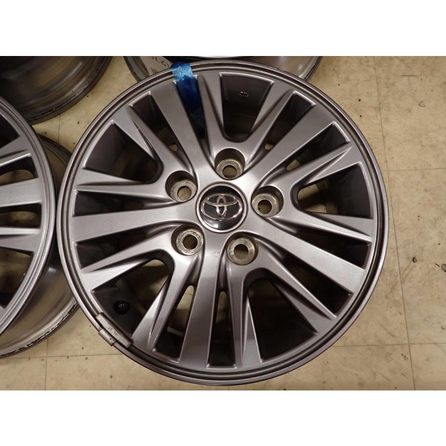 4本SET 会社宛 送料無料 15×6J トヨタ 純正 アルミホイール 5穴 PCD