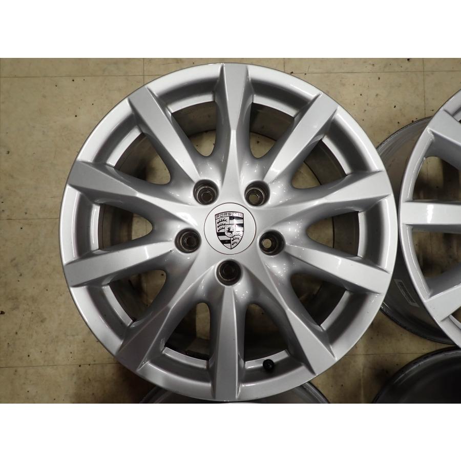 4本SET 会社宛 送料無料 18×8J PORSCHE ポルシェ カイエン 純正 アルミ