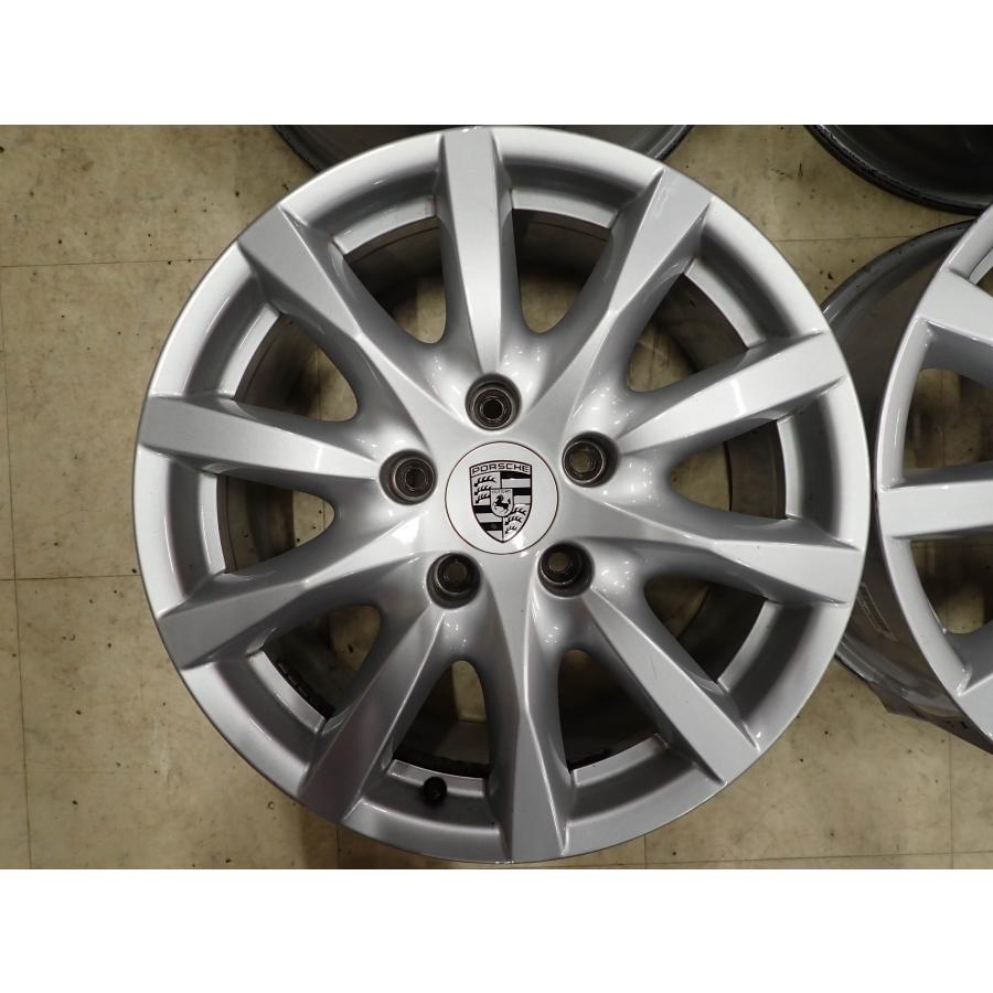 ①ポルシェ カイエン BBSホイール　４本セット　8j 18インチ　送料込み！ 4本SET 会社宛 送料無料 18×8J PORSCHE ポルシェ カイエン 純正 アルミ