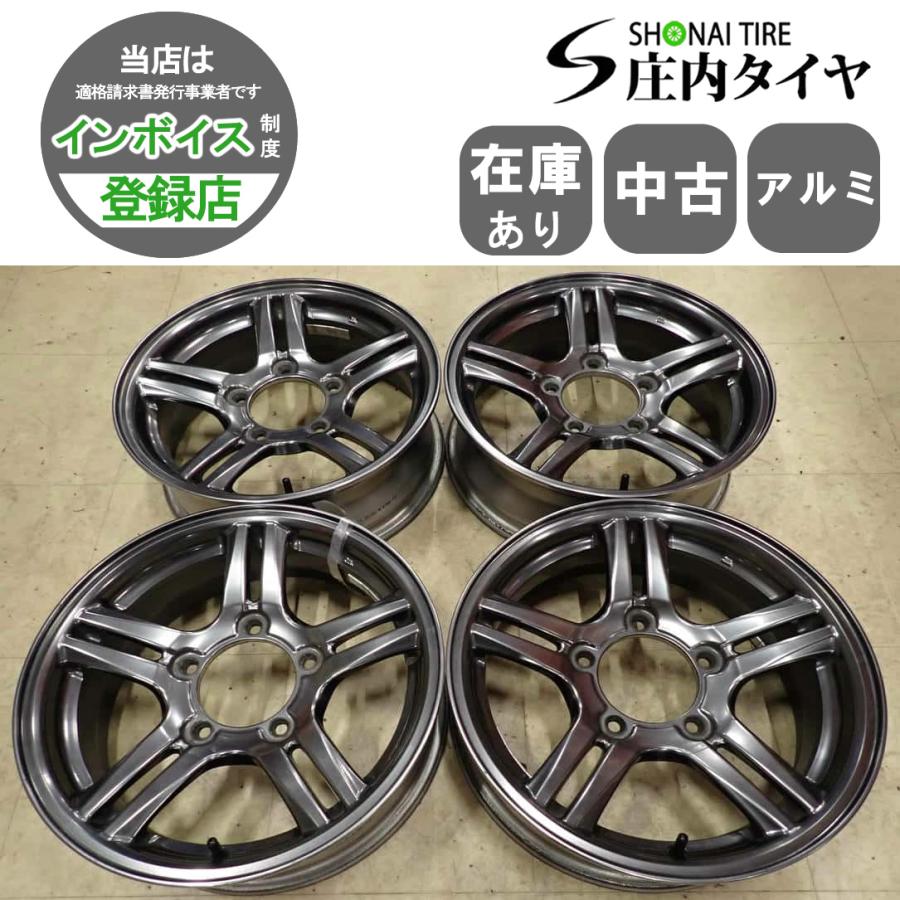 4本SET 会社宛 送料無料 16×5.5J SUZUKI スズキ JB23 ジムニー ランド 