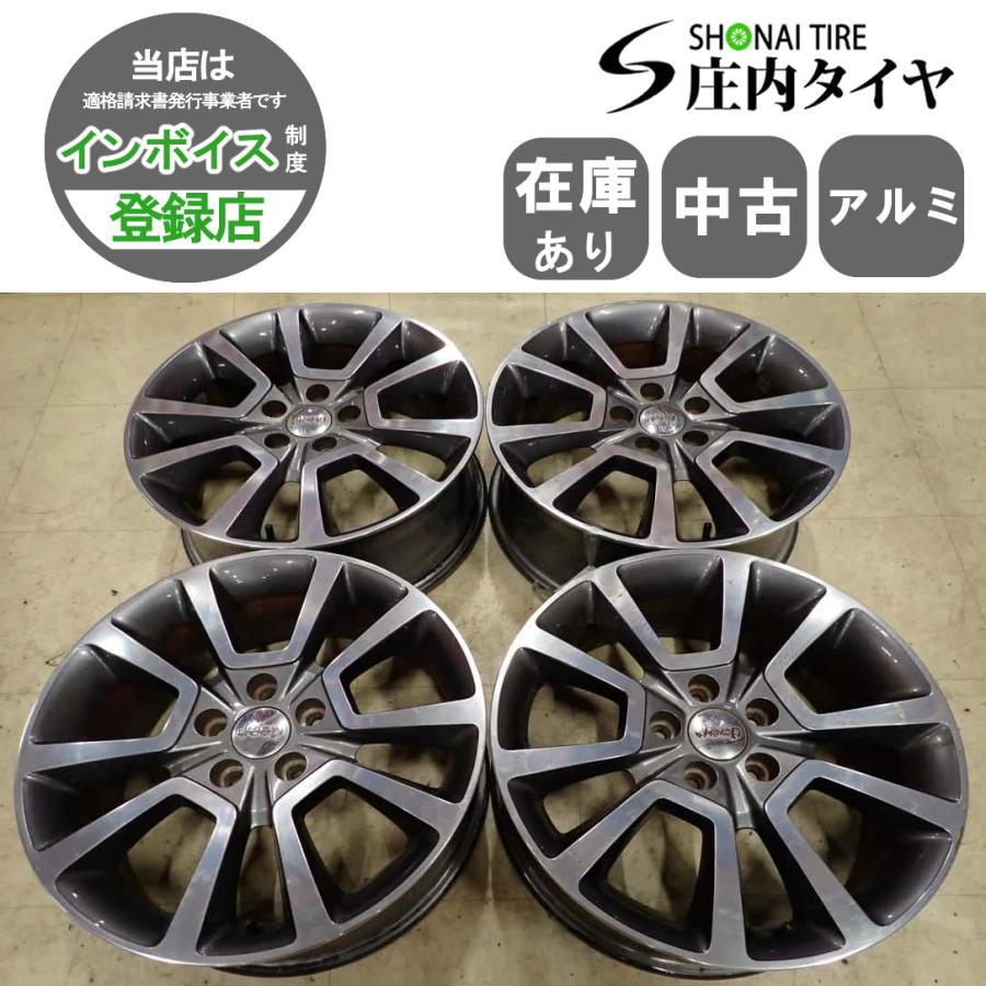 4本SET 会社宛 送料無料 18×7J Jeep コンパス リミテッド 純正 アルミ