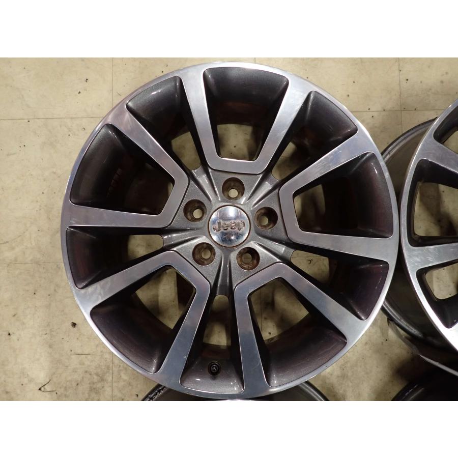 4本SET 会社宛 送料無料 18×7J Jeep コンパス リミテッド 純正 アルミ 5穴 PCD 114.3mm +40 ハブ径67mm 店頭交換OK 特価！ NO,I2854_1
