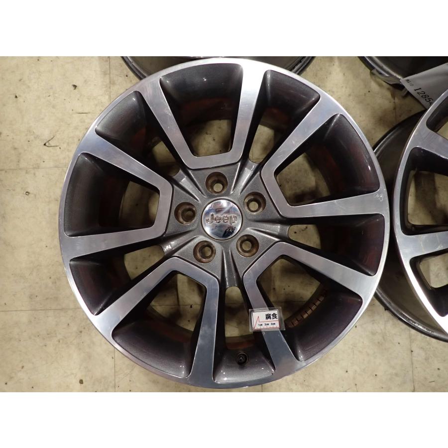4本SET 会社宛 送料無料 18×7J Jeep コンパス リミテッド 純正 アルミ 5穴 PCD 114.3mm +40 ハブ径67mm 店頭交換OK 特価！ NO,I2854_3