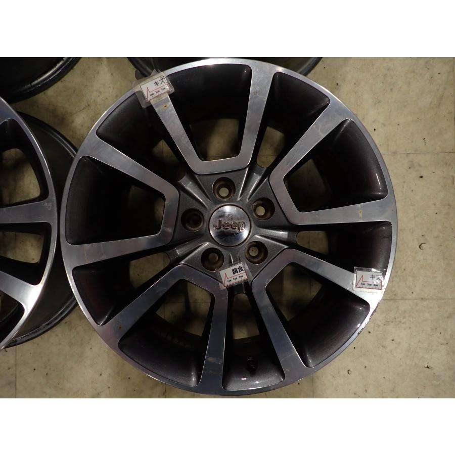 4本SET 会社宛 送料無料 18×7J Jeep コンパス リミテッド 純正 アルミ 5穴 PCD 114.3mm +40 ハブ径67mm 店頭交換OK 特価！ NO,I2854_4