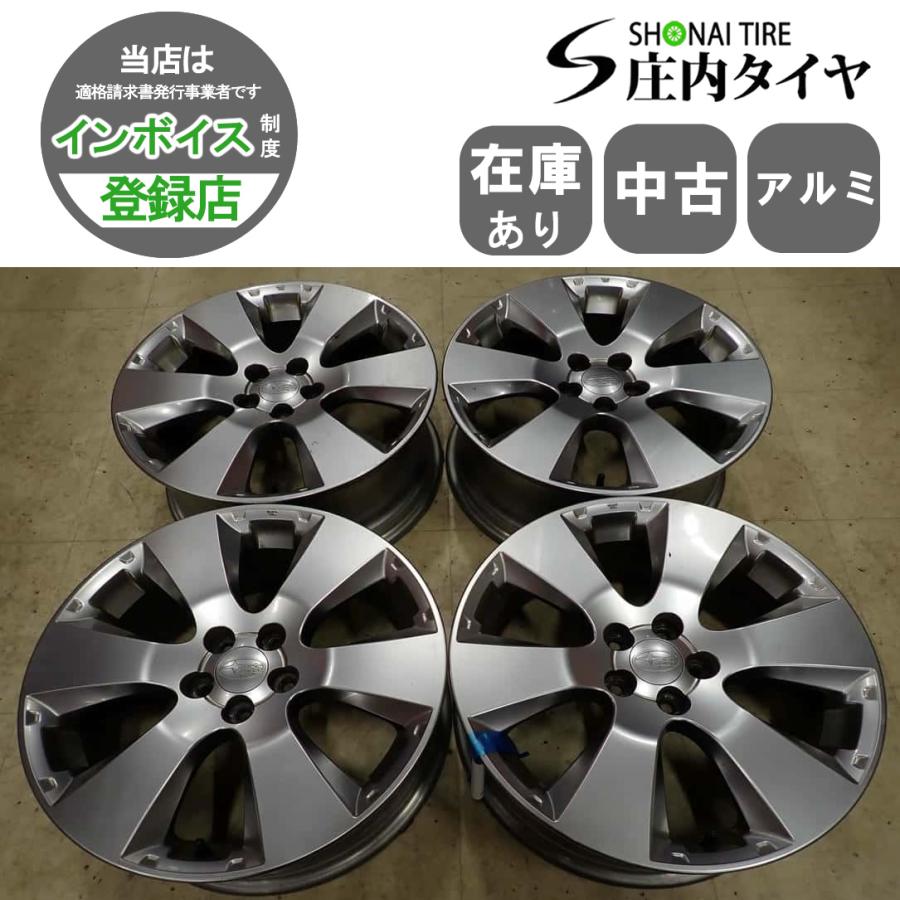 4本SET 会社宛 送料無料 17×7J スバル レガシィ アウトバック 純正 