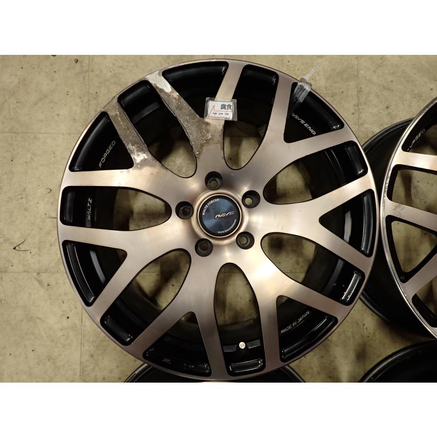 4本SET 会社宛 送料無料 18×7.5J RAYS WALTZ FORGED S7 アルミ 5穴 PCD