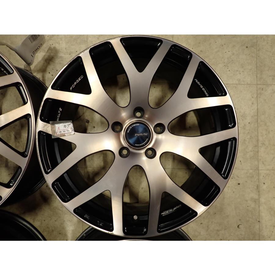 4本SET 会社宛 送料無料 18×7.5J RAYS WALTZ FORGED S7 アルミ 5穴 PCD
