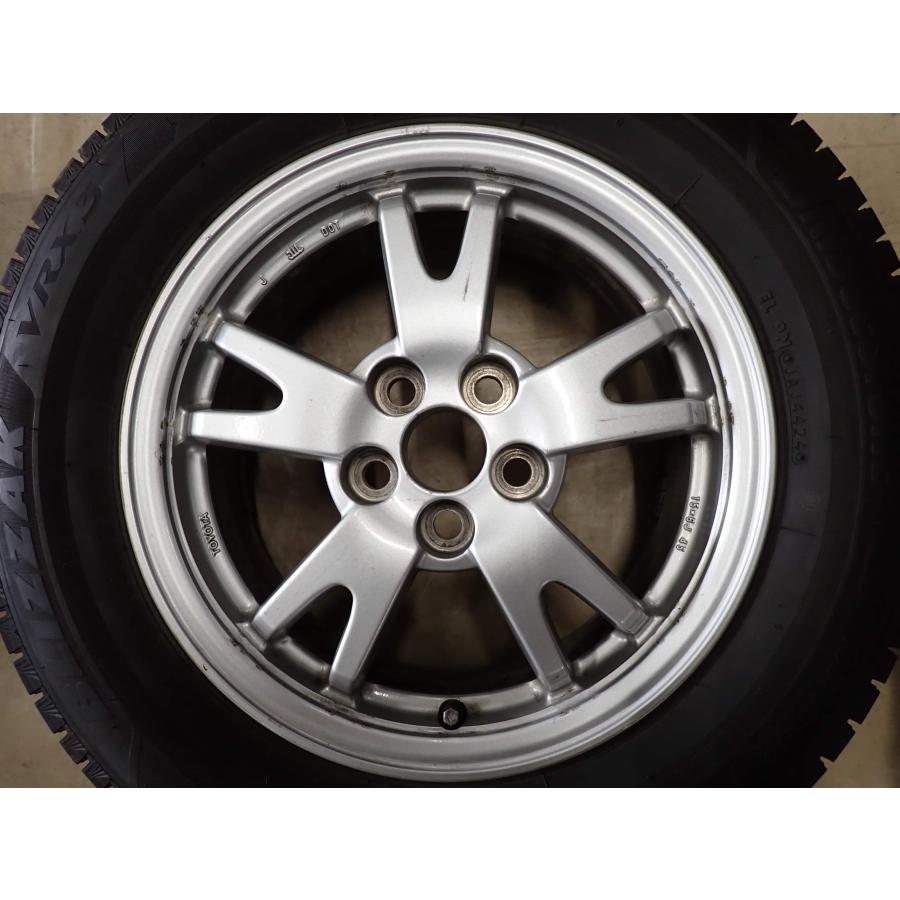 冬4本SET 会社宛 送料無料 195/65R15×6J 91Q ブリヂストン ブリザック