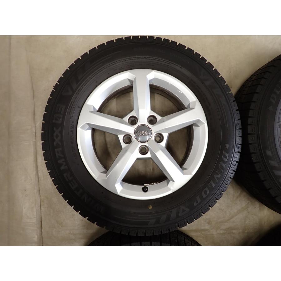 冬4本SET 会社宛送料無料 215/65R16×6.5J 98Q ダンロップ WINTER MAXX WM03 2021年製 アウディ 純正アルミ Q2 ノーマル戻し 特価 NO,I3099の画像