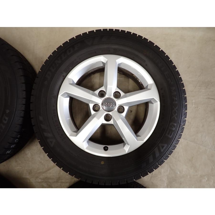 冬4本SET 会社宛送料無料 215/65R16×6.5J 98Q ダンロップ WINTER MAXX WM03 2021年製 アウディ 純正アルミ Q2 ノーマル戻し 特価 NO,I3099の画像