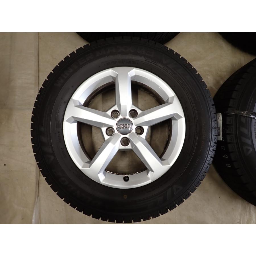 冬4本SET 会社宛送料無料 215/65R16×6.5J 98Q ダンロップ WINTER MAXX WM03 2021年製 アウディ 純正アルミ Q2 ノーマル戻し 特価 NO,I3099の画像