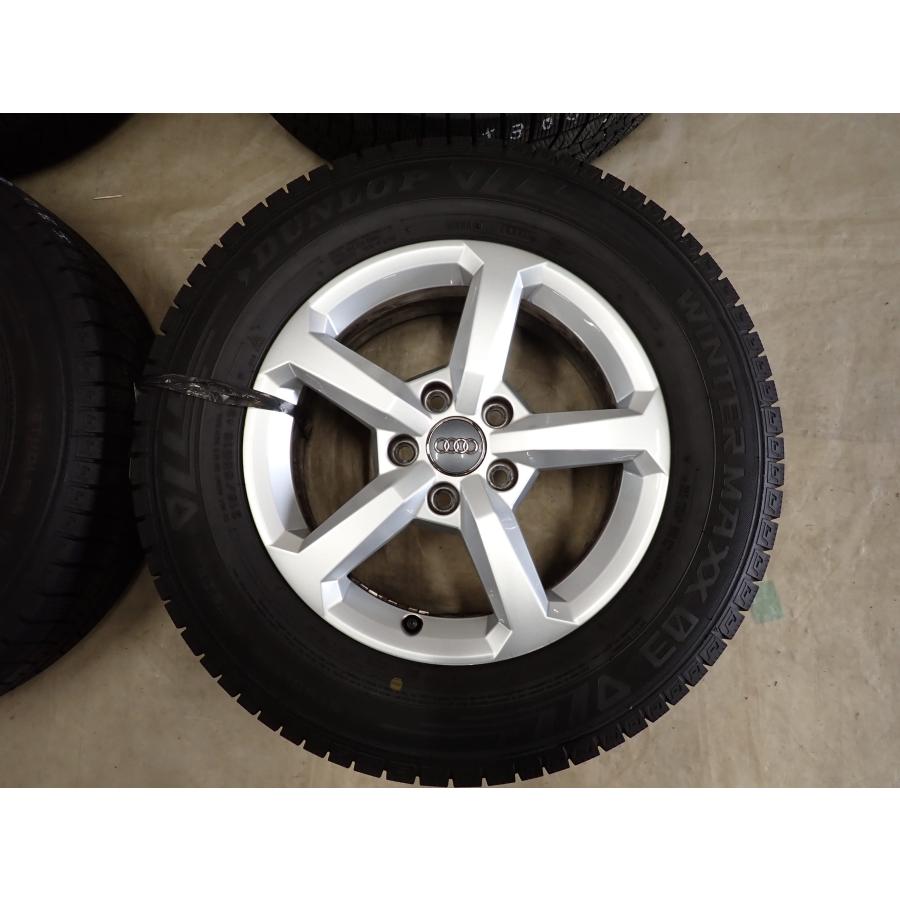 冬4本SET 会社宛送料無料 215/65R16×6.5J 98Q ダンロップ WINTER MAXX WM03 2021年製 アウディ 純正アルミ Q2 ノーマル戻し 特価 NO,I3099の画像
