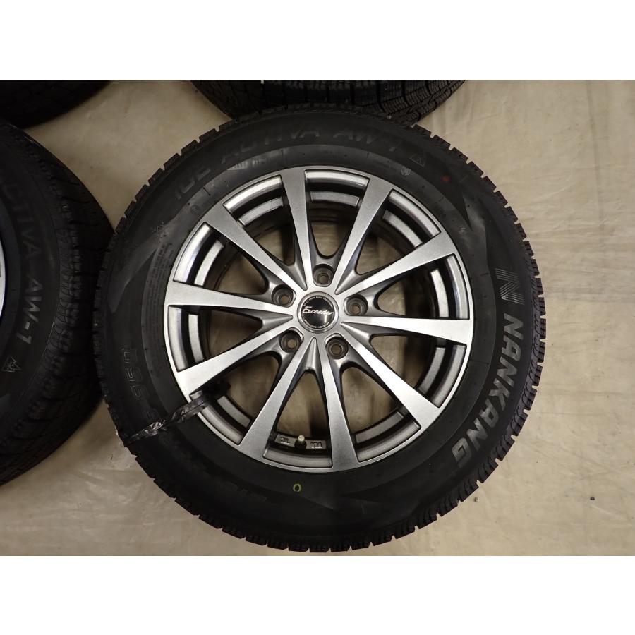 冬4本SET 会社宛 送料無料 215/60R16×6.5J 95Q ナンカン ICE ACTIVA  AW1 2024年製 アルミ オデッセイ ヴェゼル エスティマ 特価 NO,I3100の画像