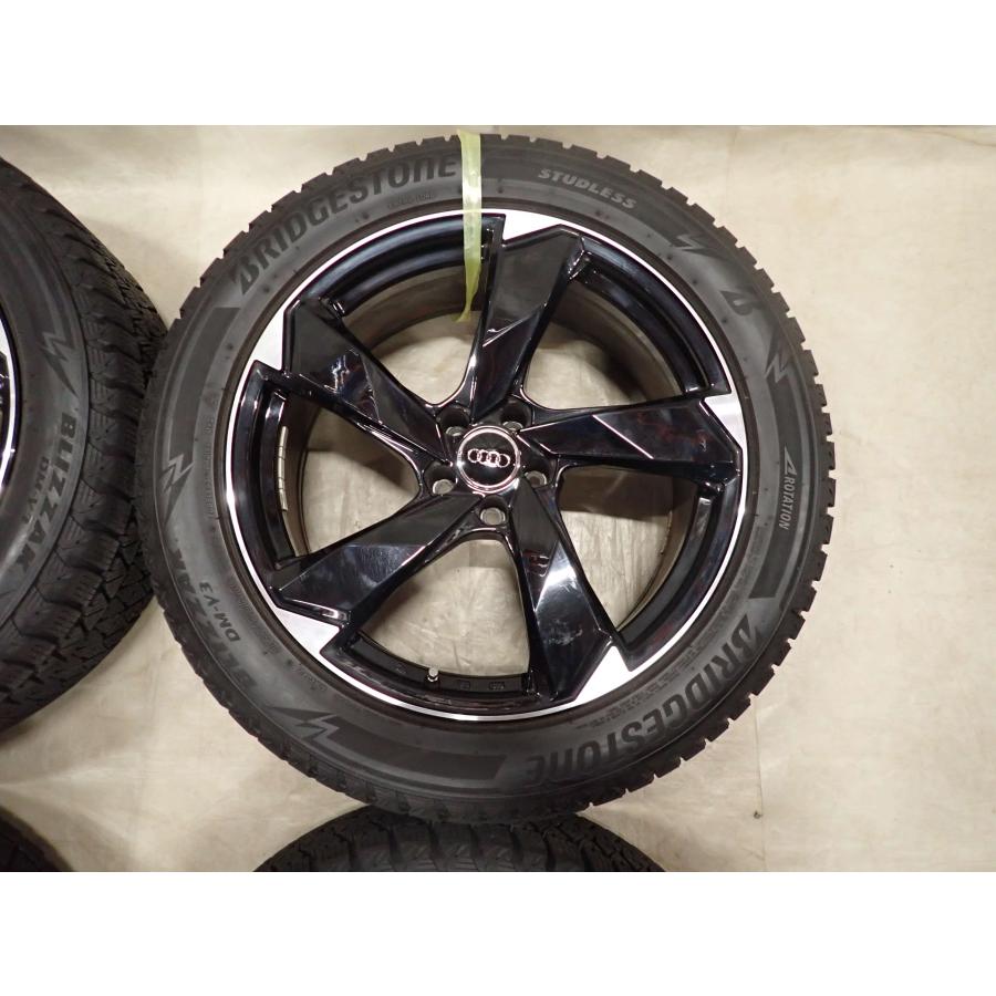 冬4本SET 会社宛 送料無料 255/50R20×8.5J 109Q ブリヂストン ブリザック DM-V3 2021年製 アウディ Q7 純正 アルミ 店頭交換OK！NO,I3137の画像
