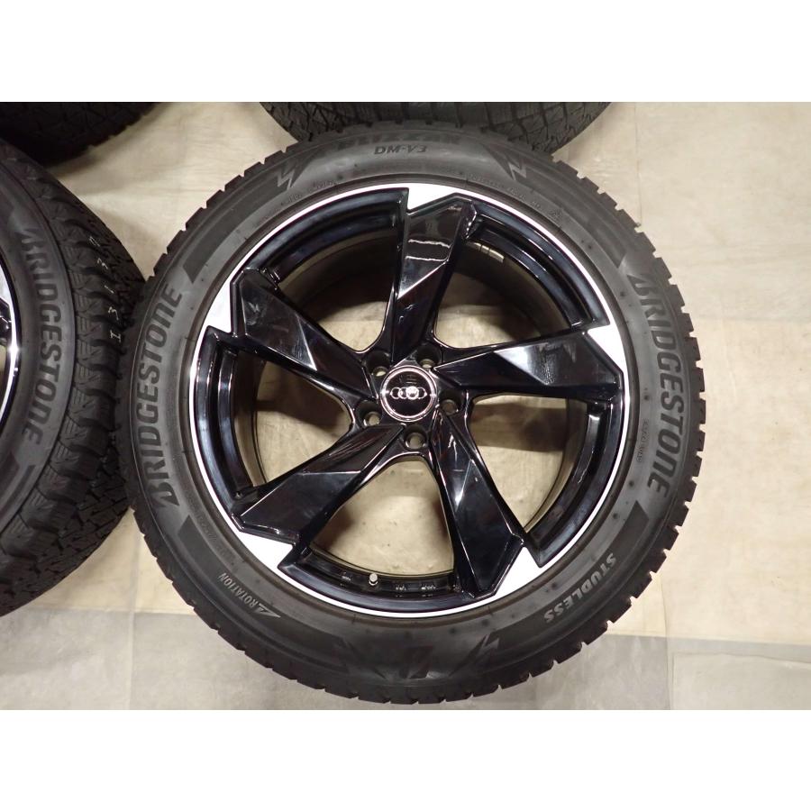 冬4本SET 会社宛 送料無料 255/50R20×8.5J 109Q ブリヂストン ブリザック DM-V3 2021年製 アウディ Q7 純正 アルミ 店頭交換OK！NO,I3137の画像
