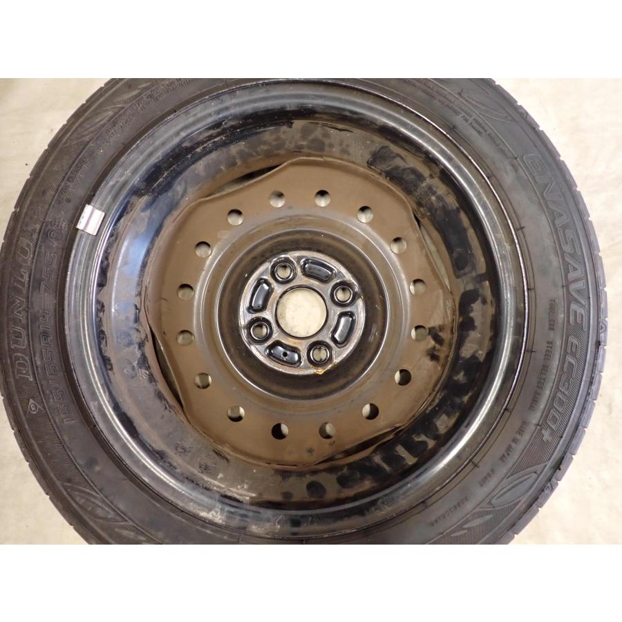 155/65R14 軽自動車夏タイヤホイール4本セット　トーヨーエナセーブec300+ BluEarth 夏4本 会社宛送料無料 155/65R14×4.5J 75S ダンロップ