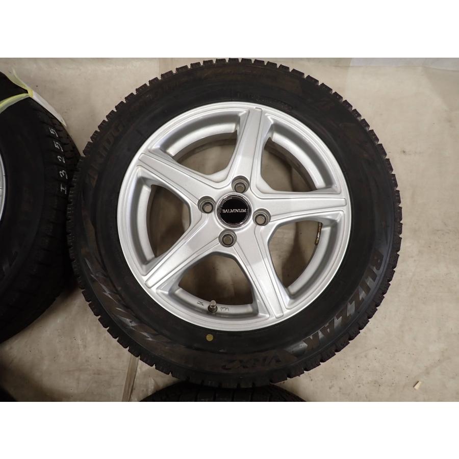 冬4本SET 会社宛 送料無料 175/65R15×5J 84Q ブリヂストン BS 