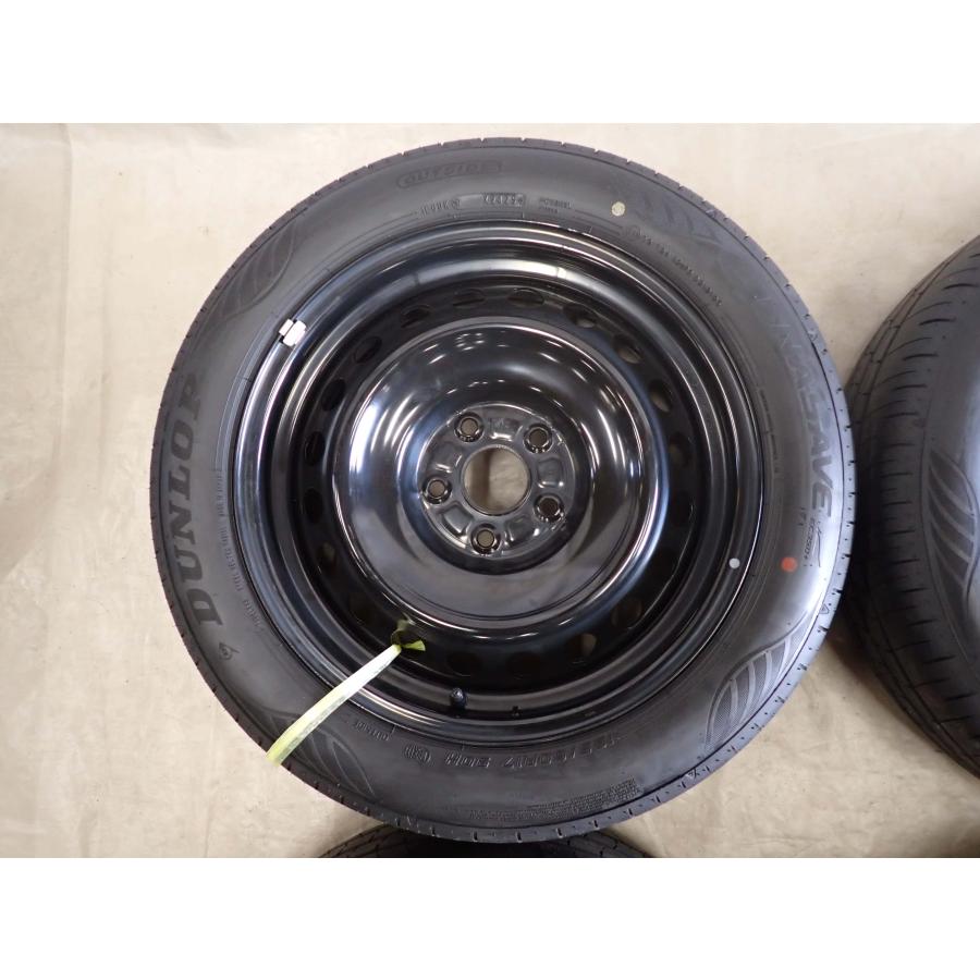 夏4本SET 会社宛 送料無料 195/60R17×6.5J 90H ダンロップ エナセーブ EC305+ 2025年製 トヨタ プリウス 60系 純正 スチール 鉄 NO,I3331の画像