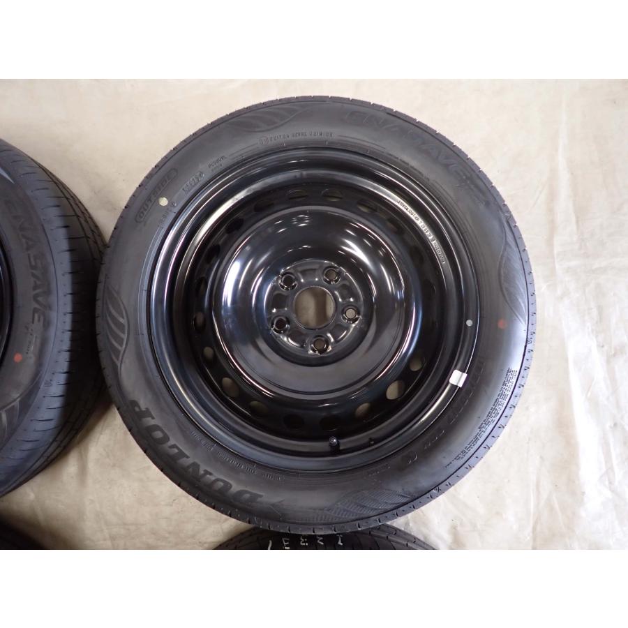 夏4本SET 会社宛 送料無料 195/60R17×6.5J 90H ダンロップ エナセーブ EC305+ 2025年製 トヨタ プリウス 60系 純正 スチール 鉄 NO,I3331の画像