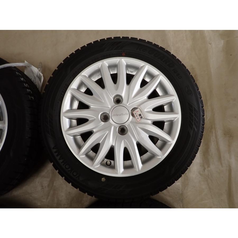 冬4本SET 会社宛 送料無料 155/65R14×4.5J 75Q ヨコハマ アイスガード