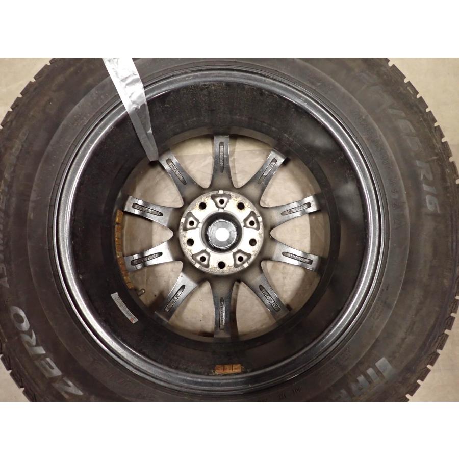 冬4本SET 会社宛送料無料 215/65R16×6.5J 98T ピレリ アイスゼロ アシンメトリコ 2023年製 アルミ エクストレイル ラッシュ 特価 NO,I3566の画像