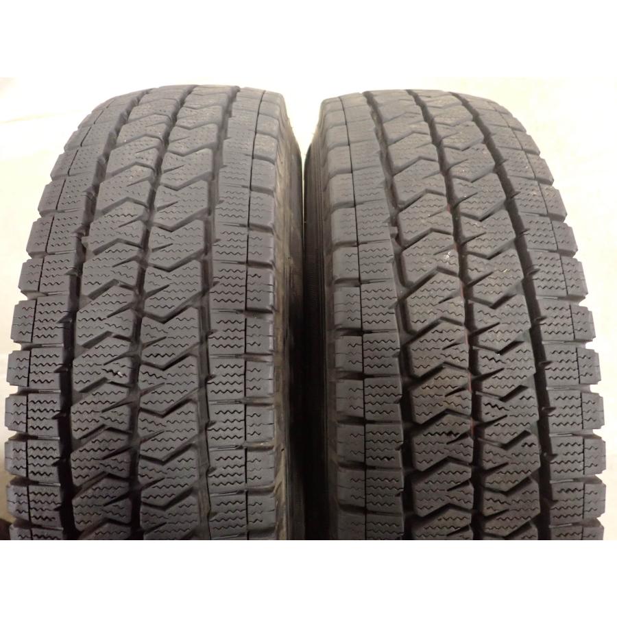 冬4本SET 会社宛 送料無料 195/80R15×6J 107/105 LT ブリヂストン ブリザック VL10 2023年製 トヨタ ハイエース 純正スチール 鉄 NO,I3568_7