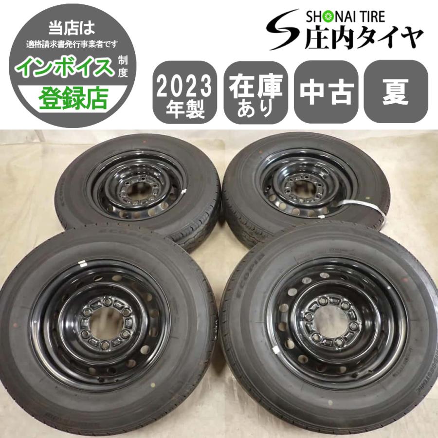 ESPIA 夏4本SET 会社宛 送料無料 195/80R15×6J 107/105 LT 
